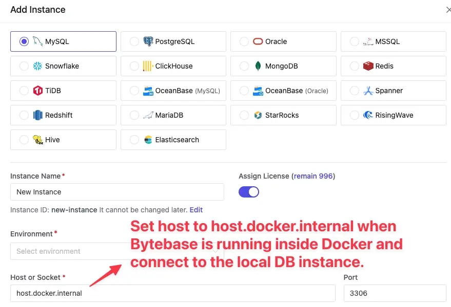 connect-local-docker